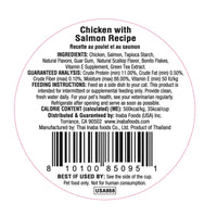 Thumbnail for INABA Dashi Delights for Cats, Shredded Chicken Side Dish with Bonito Flake Broth, Cat Food Complement with Taurine & Green Tea Extract, 2.5 Ounce Cup, 6 Cups Total, Chicken with Salmon Recipe