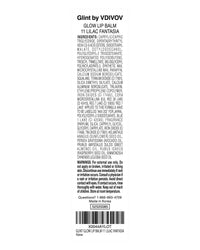 Thumbnail for Glint Glow Lip Balm (Lilac Fantasia, 0.1oz) - Moisturizing Stain Lipstick with Shine for Natural Lips, Tinted Treatment. Luxurious Korean Skin Care Makeup. Chapped, Dry, Cracked