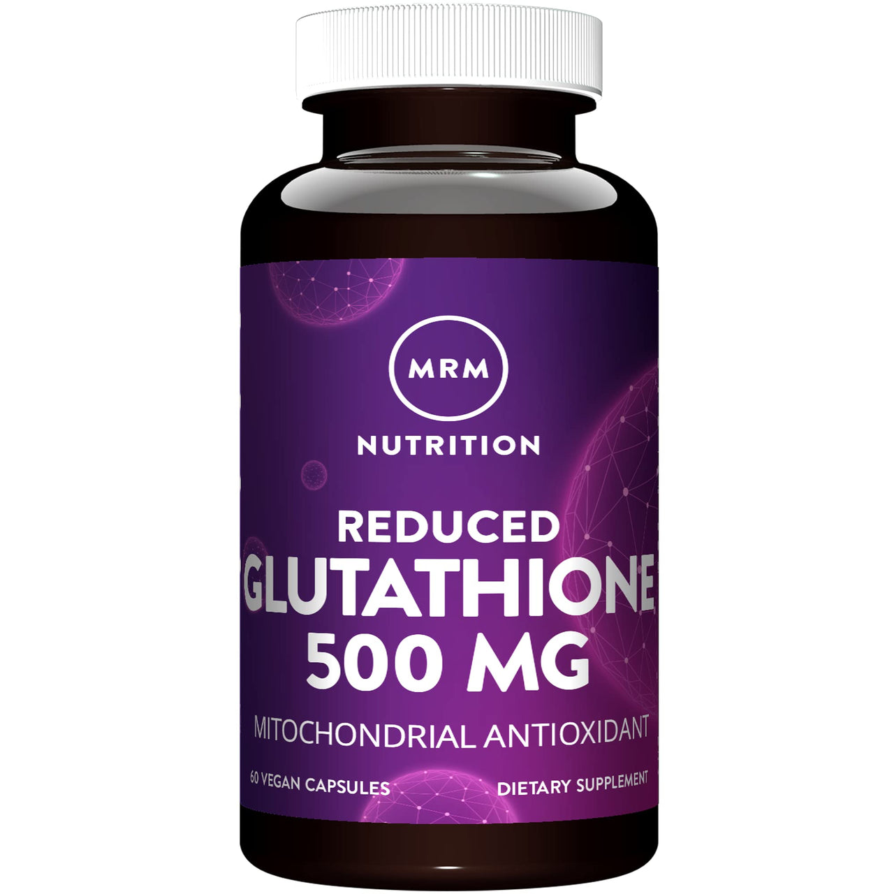 Buy MRM Nutrition Reduced Glutathione Capsules - For Women & Men - Potent  Antioxidant Support for Liver Health & Cellular Protection, 500mg  Supplement, Gluten‑Free, Non‑GMO, Vegan - 60 Servings Online