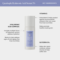 Thumbnail for Naturium Quadruple Hyaluronic Acid Serum 5% Jumbo, Hydrating & Plumping Face Serum, Anti-Aging & Moisturizing Skin Care, Fragrance-Free, 2 oz