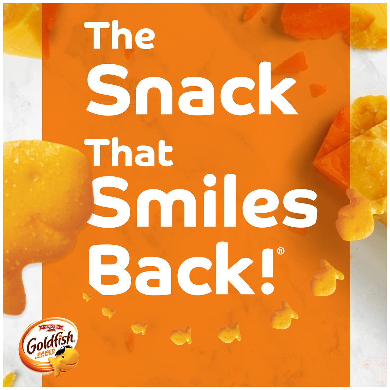 Goldfish Cheddar Cheese Crackers, 27.3 Oz Carton