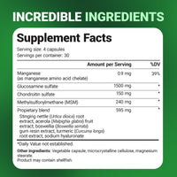 Thumbnail for Dr. Berg Glucosamine Chondroitin MSM Turmeric & Boswellia - Advanced Joint Support Supplement with 1500 mg Glucosamine Sulfate - Includes 120 Capsules