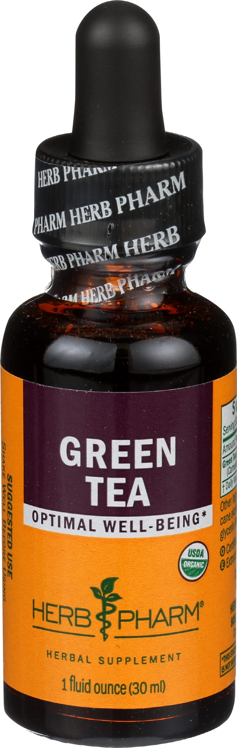 Herb Pharm Certified Organic Green Tea Liquid Extract - 1 Ounce
