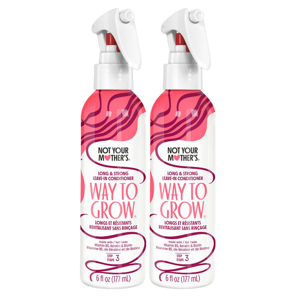Not Your Mother's Way to Grow Leave-In Conditioner, pack of 2, 6.0 Fl Oz each
