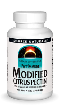 Thumbnail for Source Naturals PectImmune, Modified Citrus Pectin, For Cellular Immune Health*, 750 mg - 120 Capsules
