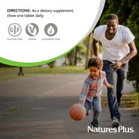 Thumbnail for NaturesPlus Lovites - 90 Chewable, Heart-Shaped Tablets - 500mg Vitamin C - Natural Fruit Flavor - Vegan, Gluten Free - 90 Servings