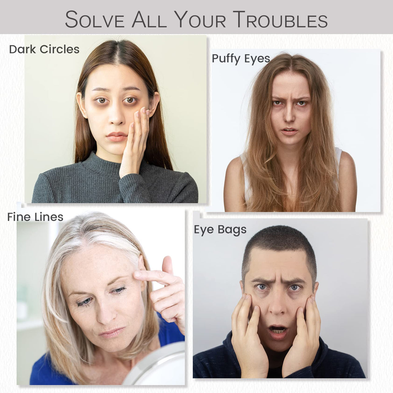 NAZANO Under Eye Patches for Dark Circles and Puffiness - Under Eye Masks Anti-Aging Collagen Hyaluronic Acid, Reduce Dark Circles & Wrinkles Skincare Beauty Products for Self Care (30 Pairs) 2