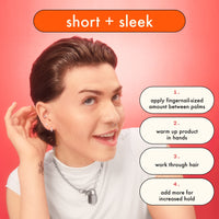 Thumbnail for amika on lock high hold hair wax