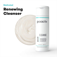 Thumbnail for Proactiv Acne Cleanser - Benzoyl Peroxide Face Wash and Acne Treatment - Daily Facial Cleanser and Hyularonic Acid Moisturizer with Exfoliating Beads - 60 Day Supply, 4 Oz