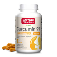 Thumbnail for Jarrow Formulas Curcumin 95 Supplement - Turmeric Extract Supplement, 500 mg for Antioxidant & Joint Support, 120 Capsules