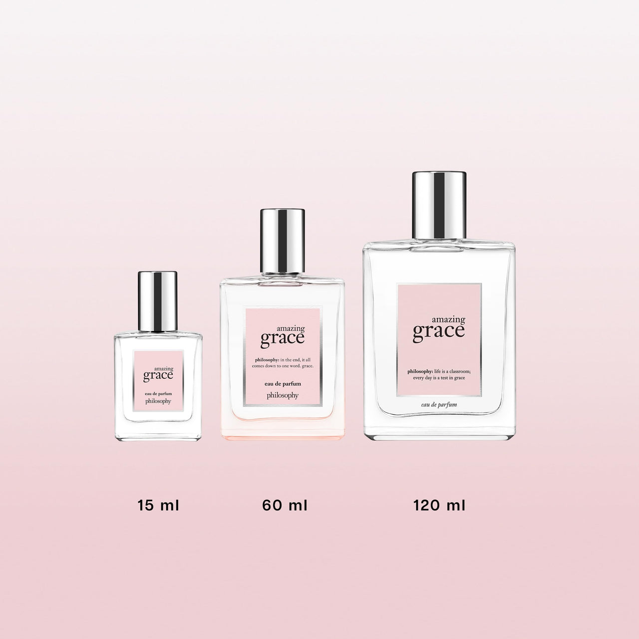 philosophy amazing grace eau de parfum - clean & floral women's perfume - with notes of bergamot, lily of the valley & musk - long lasting fragrance - 2 fl oz