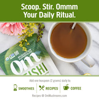 Thumbnail for Om Mushroom Superfood Reishi Organic Mushroom Powder, 100 Servings, Organic Adaptogen Powder for Stress Relief and Immune Health