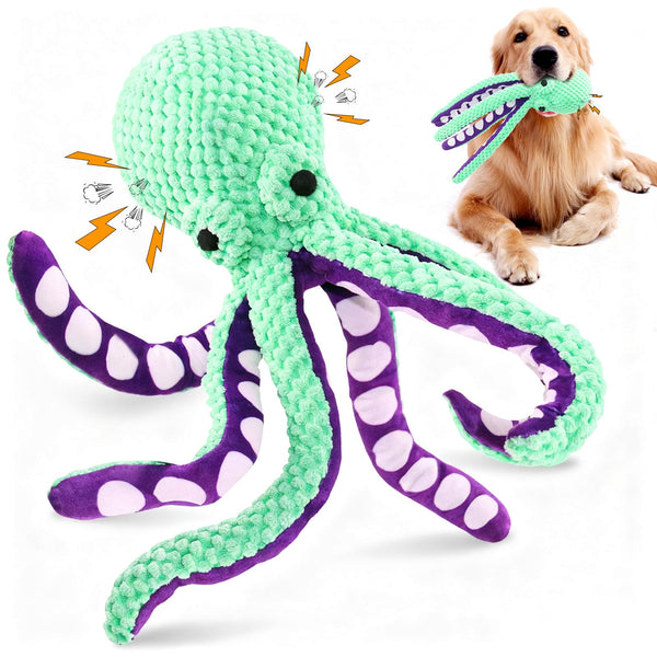 Fuufome Large Squeaky Dog Toys- Plush Dog Toys with Soft Fabric for Small, Medium, and Large Dogs Daily Companionship, Training Reward Gift