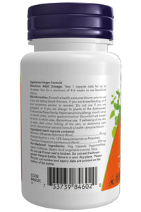 Thumbnail for Now Butterbur Extract 75mg 60 Veg Capsules