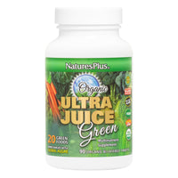 Thumbnail for NaturesPlus Ultra Juice Green - 90 Bi-Layered Tablets - Supports Immune Health, Digestion & Energy Production - Organic, Non-GMO, Vegan, Gluten Free - 45 Servings
