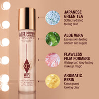 Thumbnail for Charlotte Tilbury Airbrush Flawless Setting Spray - Ultra-Fine Hydrating Mist to Prime & Set Face Makeup For Up to 16Hr - Soothes, Blurs Pores & Calms Skin (100ml)