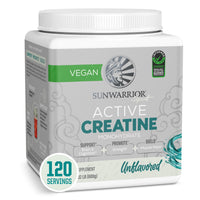 Thumbnail for Sunwarrior Creatine Monohydrate Powder Micronized PreWorkout Recovery Supplement | Support Muscle Building Strength Training Cognition | Vegan & Keto Friendly Bulk Size (120 Servings) Unflavored