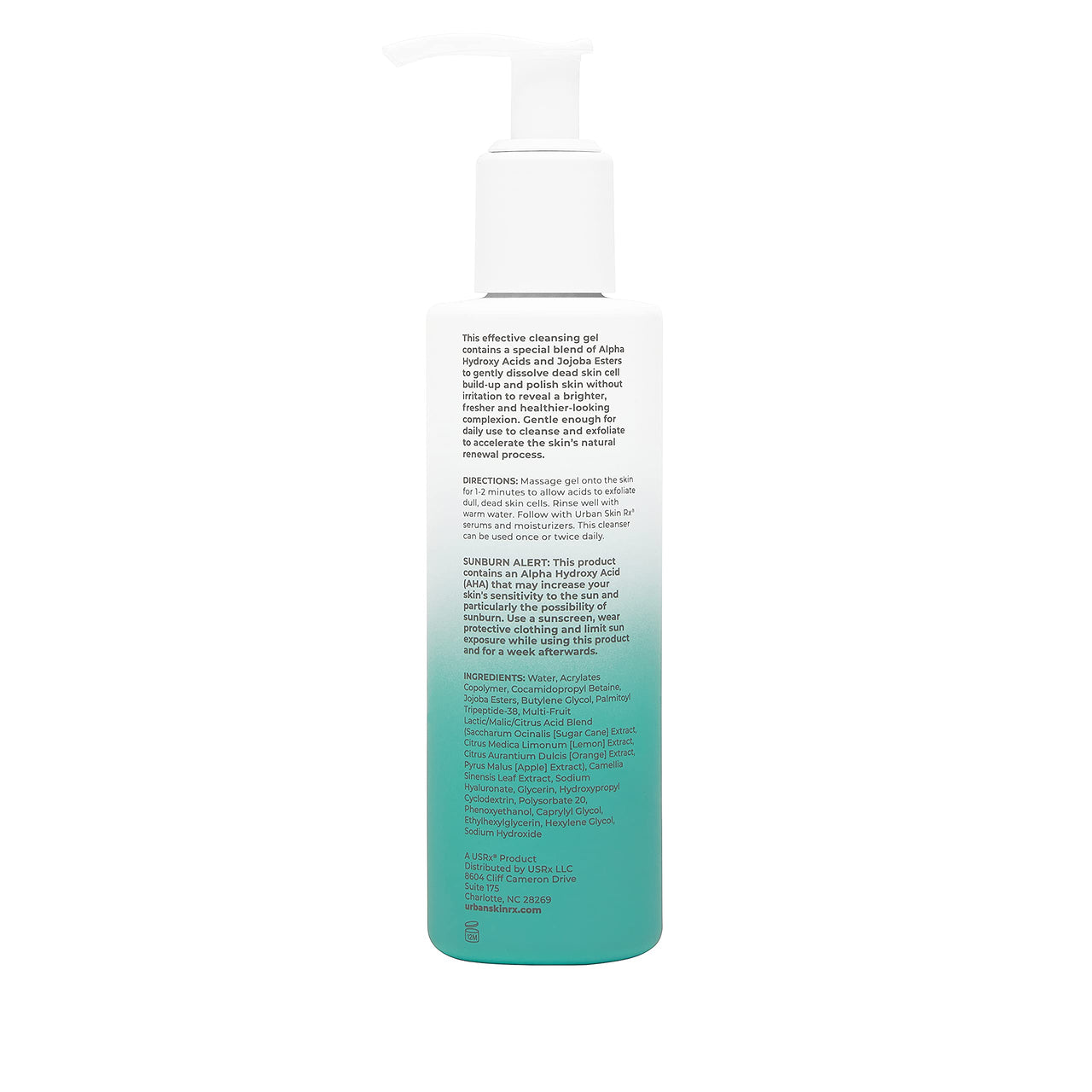 Urban Skin Rx® Pro Strength LacticGlow Micropolish Daily Resurface & Brighten Exfoliating Facial Cleanser, Improves the Appearance of Texture, Blemishes, Uneven Skin Tone, & Dull Complexion, 6.0 Fl Oz