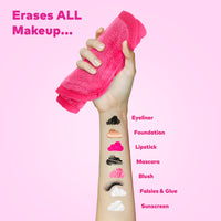 Thumbnail for The Original Makeup Eraser, Erase All Makeup With Just Water, Including Waterproof Mascara, Eyeliner, Foundation, Lipstick and More, Original Pink