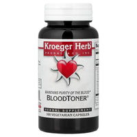 Thumbnail for Kroeger Herb Co BloodToner®, 100 Vegetarian Capsules