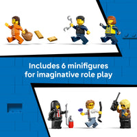 Thumbnail for LEGO City Police Train Heist Building Toy - Train Set with Police Car Toy for Boys & Girls, Ages 7+ - Pretend Play Set for Kids - Gifts for Birthdays - 60508