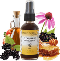 Thumbnail for Mickelberry Gardens Elderberry Honey Propolis Throat Spray - Natural Immune Support and Throat Coat for Kids and Adults (2 Ounces)