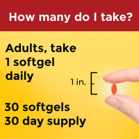 Thumbnail for Nature Made CoQ10 200mg Softgels, Dietary Supplement for Heart Health Support, 30 Softgels, 30 Day Supply