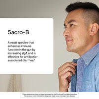 Thumbnail for THORNE - Sacro-B - Saccharomyces boulardii - Shelf Stable Probiotic - Gut Health Supplement to Support Immune Function in the Gut - Occasional Diarrhea Relief* - Third-Party Certified - 60 Capsules