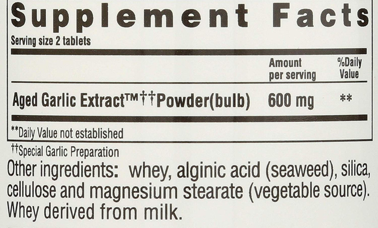 Kyolic Formula 100 Original Formula - 200 Tablets