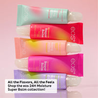 Thumbnail for eos 24H Moisture Super Balm - Pink Lemonade & Wild Cherry Slushie, Day or Night Lip Treatment, Made for Sensitive Skin, Lip Balms & Moisturizers, 0.35 fl oz, 2-Pack