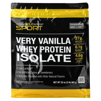 Thumbnail for California Gold Nutrition Sport, Whey Protein Isolate with Organic Cane Sugar, with Sunflower Lecithin, Very Vanilla, 2 lb (907 g)