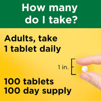 Thumbnail for Nature Made Zinc 30 mg, Zinc Supplements for Men & Women, Dietary Supplement for Immune Health and Antioxidant Support, 100 Tablets, 100 Day Supply