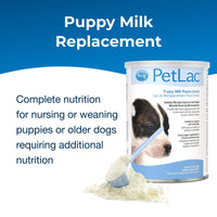 Thumbnail for Pet-Ag PetLac Powder for Puppies - 10.5 oz - Puppy Milk Replacement Powder Puppies Newborn to Six Weeks Old - Easy to Digest