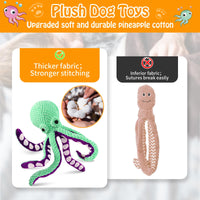 Thumbnail for Fuufome Large Squeaky Dog Toys- Plush Dog Toys with Soft Fabric for Small, Medium, and Large Dogs Daily Companionship, Training Reward Gift