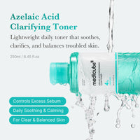 Thumbnail for medicube Azelaic Acid Niacinamide Clarifying Toner | Troubled Skin Care, Ideal for Purifying & Calming | 4% Azelaic Acid & 2% Niacinamide| Soothing Daily Toner | Korean Skin Care | 8.45 fl.oz