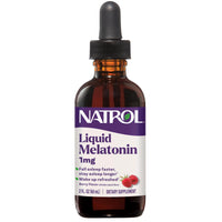 Thumbnail for Natrol Liquid Melatonin 1 mg, Adult Melatonin Supplement to Fall Asleep Faster and Stay Asleep Longer, Wake Up Refreshed, 2 FL OZ Berry-Flavored Liquid, 15 Servings
