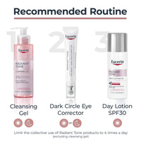 Thumbnail for Eucerin Radiant Tone Eye Cream Dark Circle Corrector, Eye Brightening Cream with Thiamidol and Hyaluronic Acid, Helps Reduce the Look of Eye Puffiness, 0.5 Oz Tube