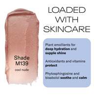 Thumbnail for MOB Beauty Hydrating Shine Lip Balm M139 Cool Nude – Tinted Lip Balm Stick with Jojoba & Sunflower Oils, Clean Vegan Organic Lip Care for Nourished, Glossy Lips