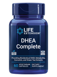 Thumbnail for Life Extension DHEA and 7-Keto DHEA Complete Vegetarian Capsules to Maximize Support of a Healthy Body Weight & Mood, Lean Muscle Mass, Libido & More, Non-GMO, Gluten-Free, 60 Count