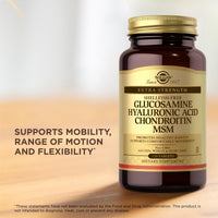Thumbnail for Solgar Glucosamine Hyaluronic Acid Condroitin MSM (Shellfish-Free) 120 Tablets - 2 Bottles