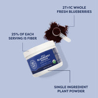 Thumbnail for Vimergy Barley Grass Juice Powder (250 g) & Wild Blueberry Powder (120g) Bundle