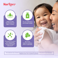 Thumbnail for MaryRuth's Iron Supplement for Toddlers | Liquid Iron Supplement for Children Ages 1-3 | Iron Supplement for Iron Deficiency | Ferrochel | Sugar Free | Vegan | Non-GMO | Gluten Free | 2 Fl Oz