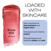 Thumbnail for MOB Beauty Hydrating Shine Lip Balm M24 Plum – Tinted Lip Balm Stick with Jojoba & Sunflower Oils, Clean Vegan Organic Lip Care for Nourished, Glossy Lips