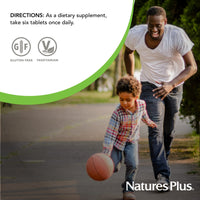 Thumbnail for NaturesPlus Source of Life GOLD Multivitamin - 180 Mini-Tabs - With Vitamins D3, B12 & K2 - Blood, Bone & Immune Support - Vegetarian & Gluten Free - 30 Servings