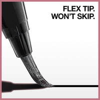 Thumbnail for Maybelline Hyper Easy Liquid Pen No-Skip Eyeliner, Satin Finish, Waterproof Formula, Pitch Black, 0.018 Fl Oz
