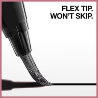 Thumbnail for Maybelline Hyper Easy Liquid Pen No-Skip Eyeliner, Satin Finish, Waterproof Formula, Pitch Black, 0.018 Fl Oz