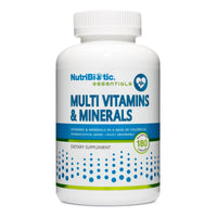 Thumbnail for NutriBiotic – Multi Vitamins & Minerals, 180 Ct Capsules (Formerly Hypoallergenic Multiple) | 72 Pure Trace Elements in a Base of Chlorella | Pharmaceutical-Grade & Highly Absorbable | Gluten Free