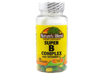 Thumbnail for Nature's Blend Super B with C 100 Capsules