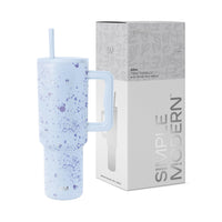 Thumbnail for Simple Modern Disney 40 oz Tumbler with Handle & Straw Lid | Insulated Reusable Stainless Steel Water Bottle Travel Mug | Gifts for Women Men Him Her | Trek Collection | 40oz | Minnie Specktacular