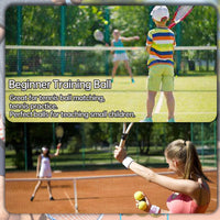 Thumbnail for Magicorange Tennis Balls, 12 Pack Advanced Training Tennis Balls Practice Balls, Pet Dog Playing Balls, Come with Mesh Bag for Easy Transport, Good for Beginner Training Ball (Green)